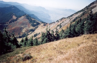 Further up the trail to Cheam Peak 2003-09.